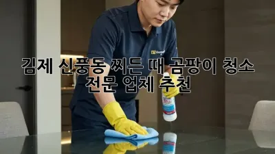 김제 신풍동 찌든 때, 곰팡이? 청소 전문 업체 추천!